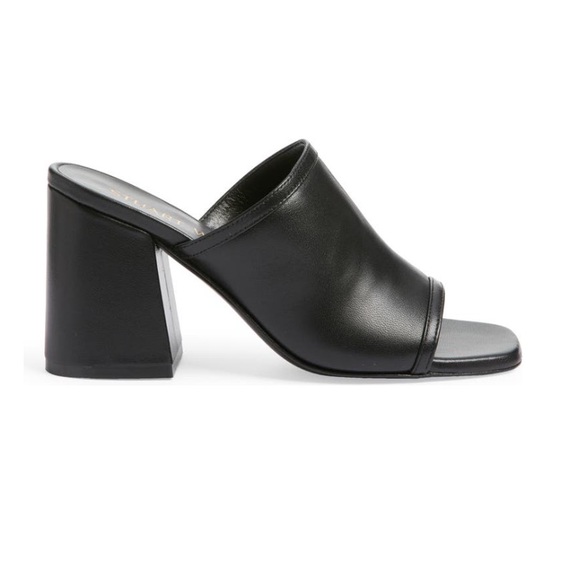 Stuart Weitzman Cayman Block Slide black 8 - Picture 1 of 11